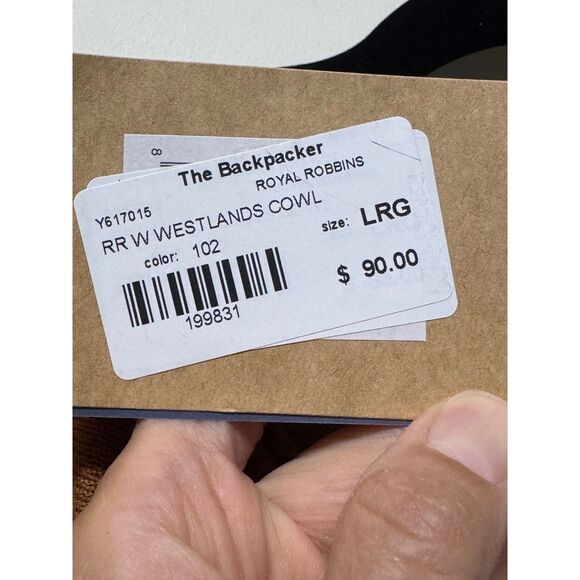 NWT - ROYAL ROBBINS Westlands Cowl Neck SeaWool Sweater, Caramel, Sz L - Picture 9 of 11